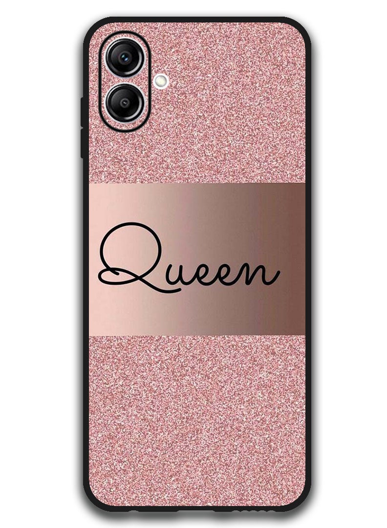 Theodor Case Compatible with Samsung Galaxy A07 6.7 Inch Protection Shockproof Bumper Cover Queen Glitters - Image 1